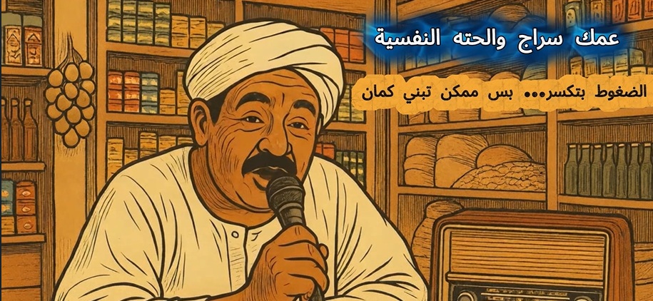 عمك سراج الضغوط بتكسر .. لكن ممكن تبني